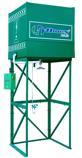 chuveiro lava-olhos de emergência com reservatório